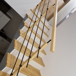 Słupek Drewniany Bukowy Uchwyt Przelotowy Regulowany